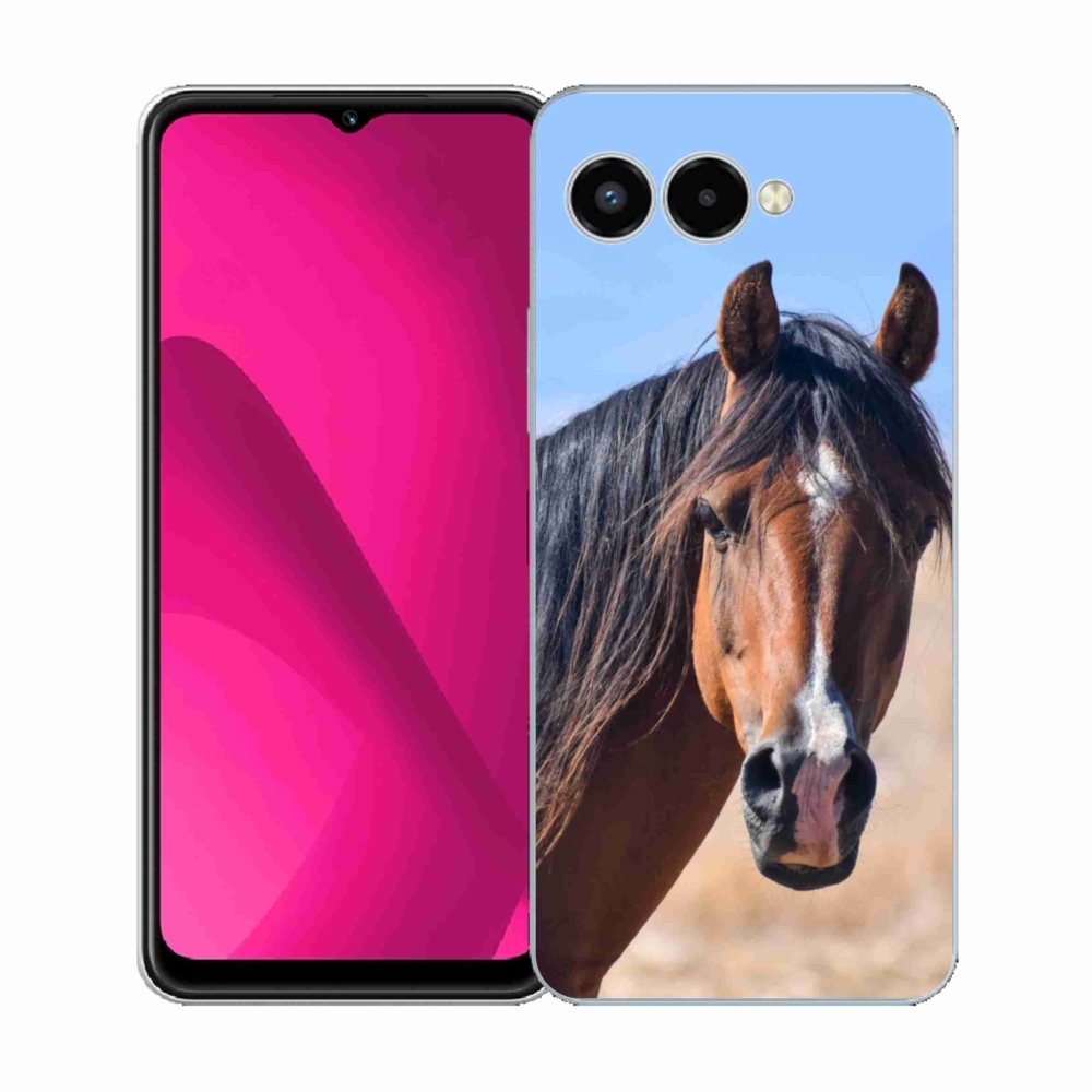 Gélový kryt mmCase na T phone 3 - pokojný kôň