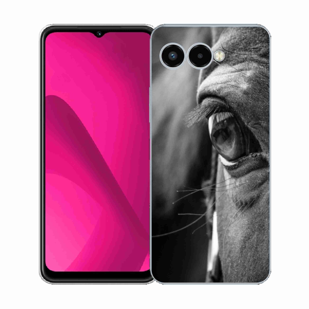 Gélový kryt mmCase na T phone 3 - konský pohľad