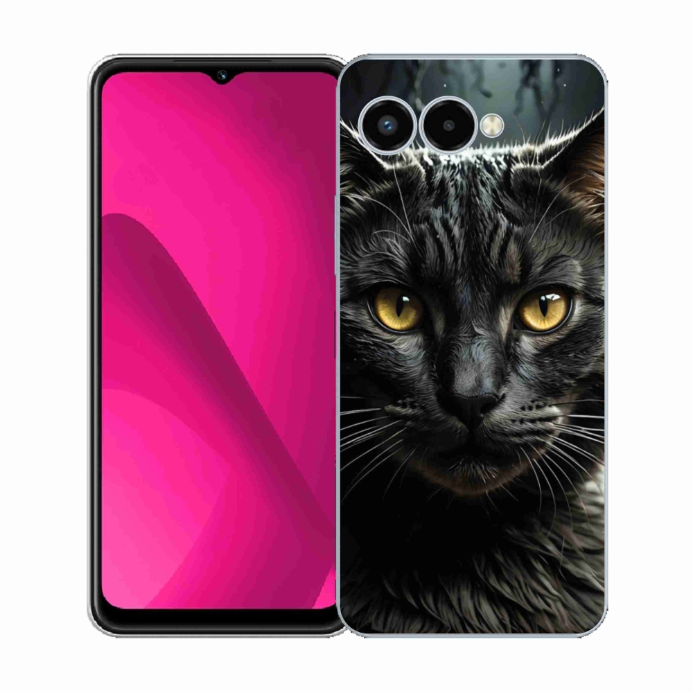 Gélový kryt mmCase na T phone 3 - mačacie pohľad 3