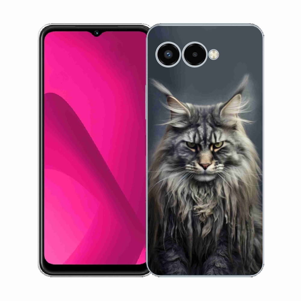 Gélový kryt mmCase na T phone 3 - mačacie pohľad 4