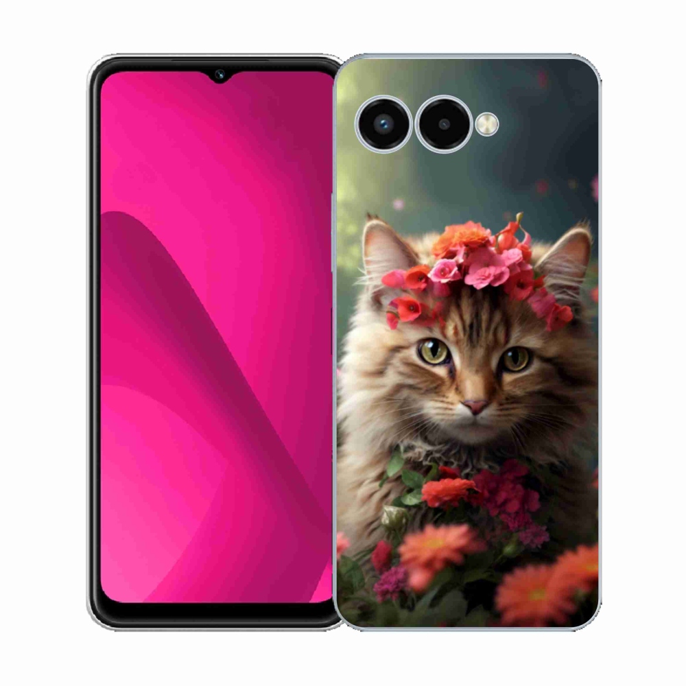 Gélový kryt mmCase na T phone 3 - mačacia princezná