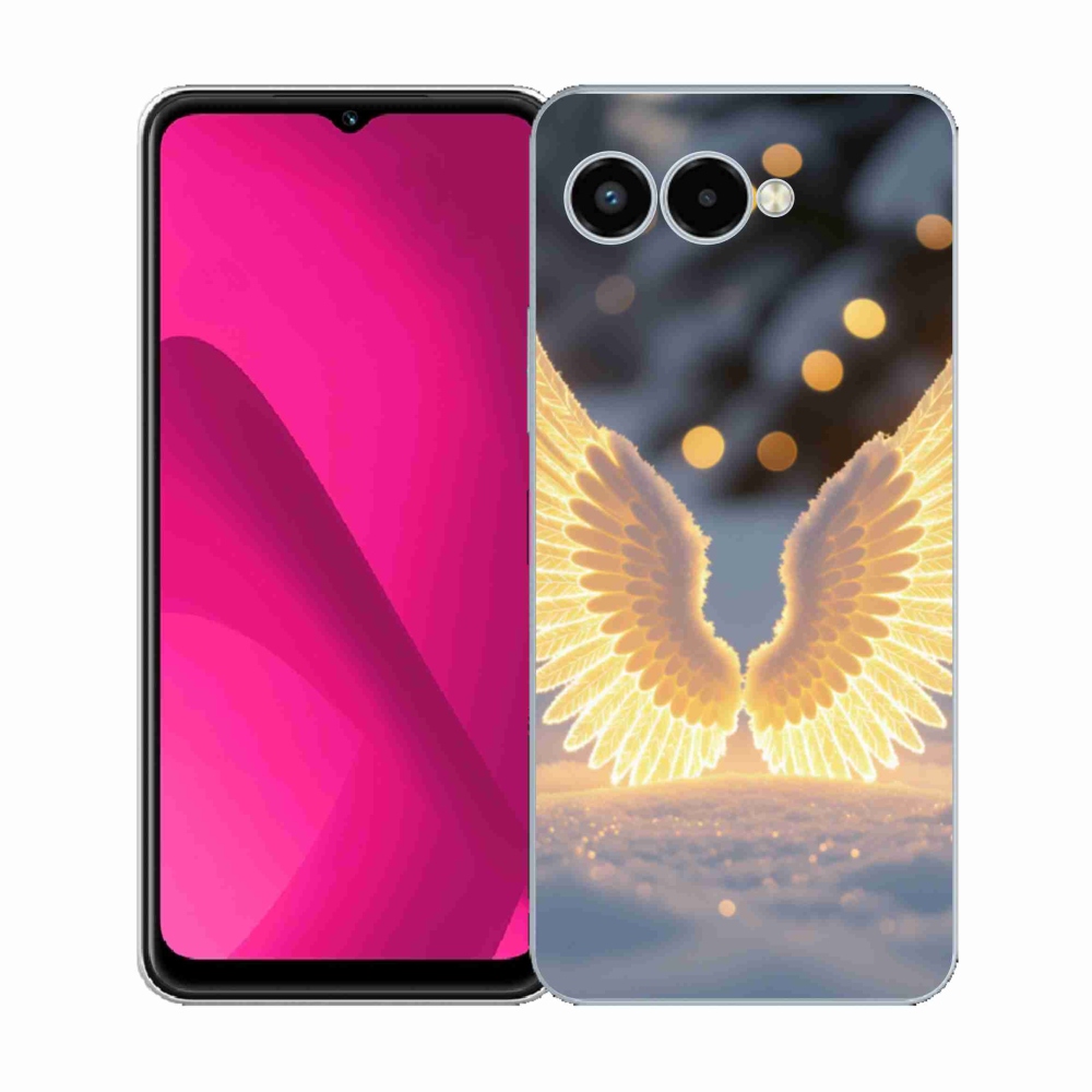 Gélový kryt mmCase na T phone 3 - krídla
