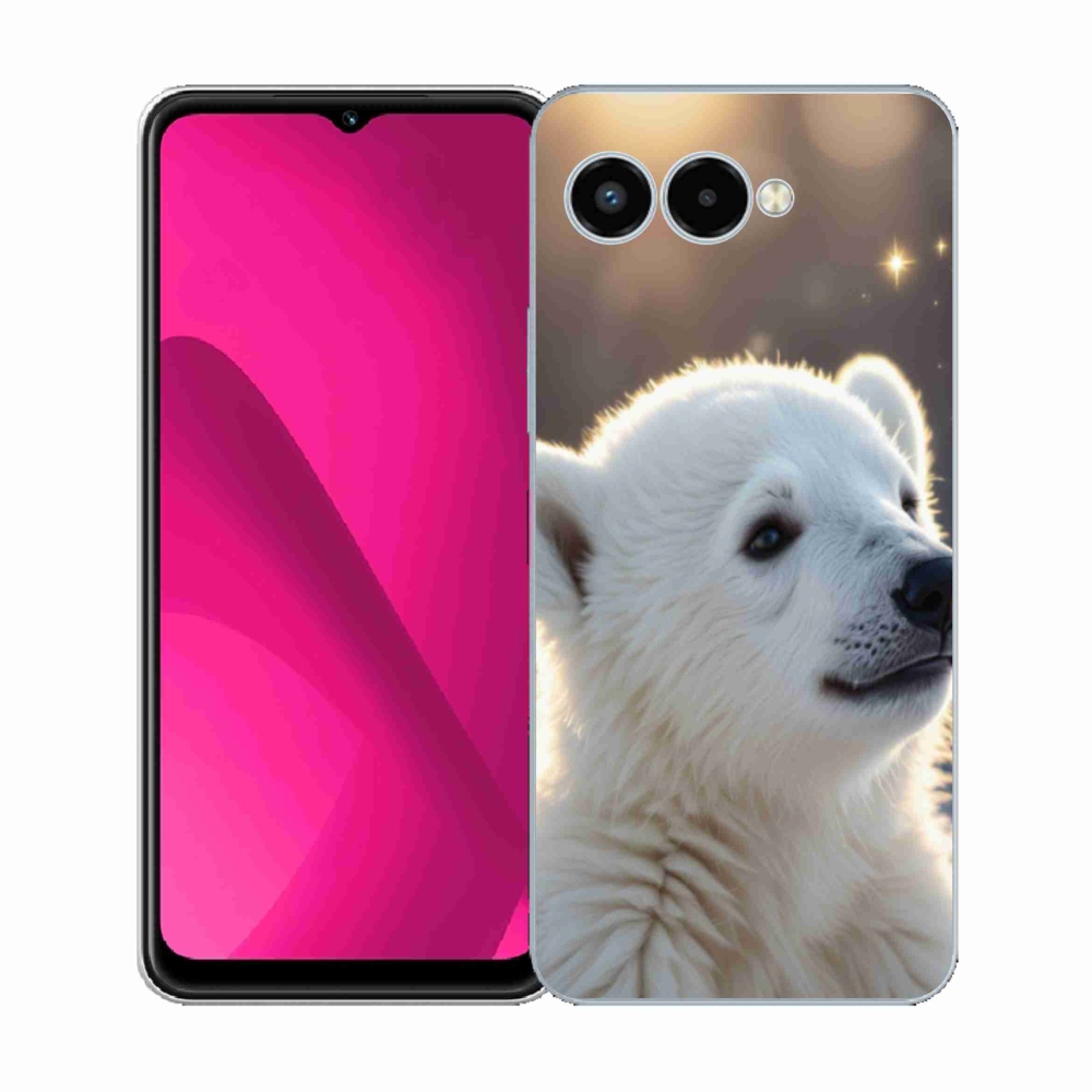 Gélový kryt mmCase na T phone 3 - ľadový medveď
