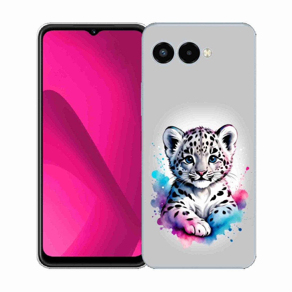 Gélový kryt mmCase na T phone 3 - leopardej mláďa