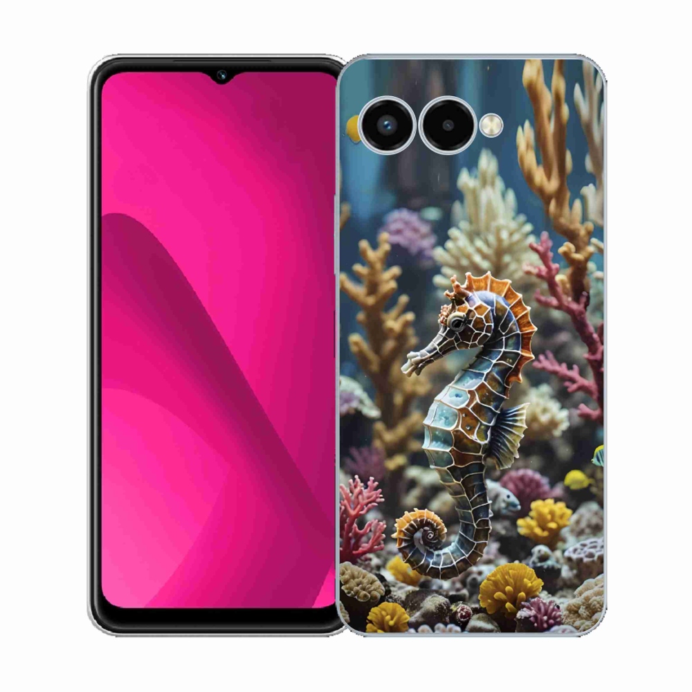 Gélový kryt mmCase na T phone 3 - morský koník 2