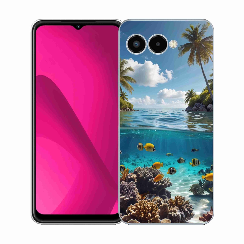 Gélový kryt mmCase na T phone 3 - morský svet 4
