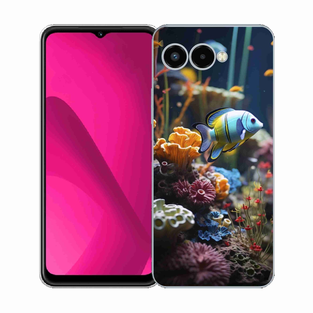 Gélový kryt mmCase na T phone 3 - morský svet 5
