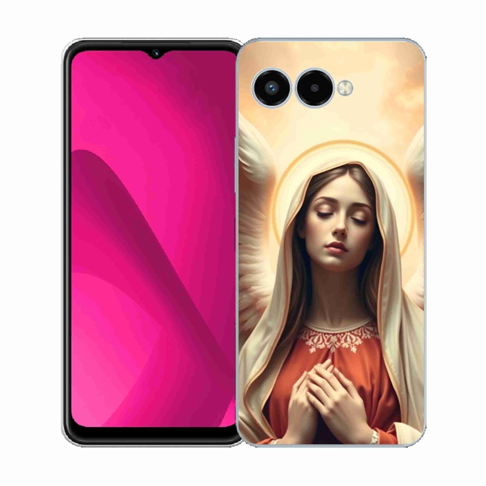 Gélový kryt mmCase na T phone 3 - náboženský motív