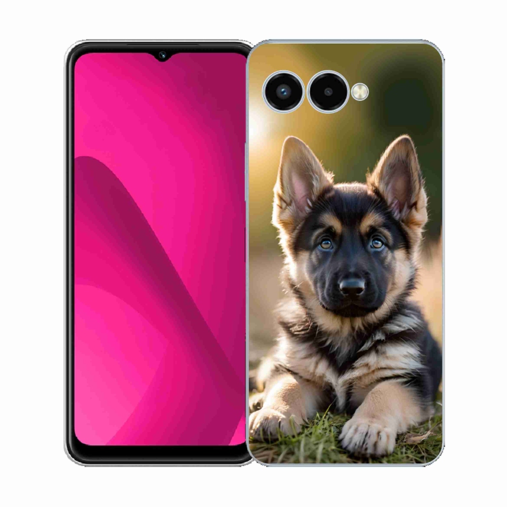 Gélový kryt mmCase na T phone 3 - nemecký ovčiak v prírode
