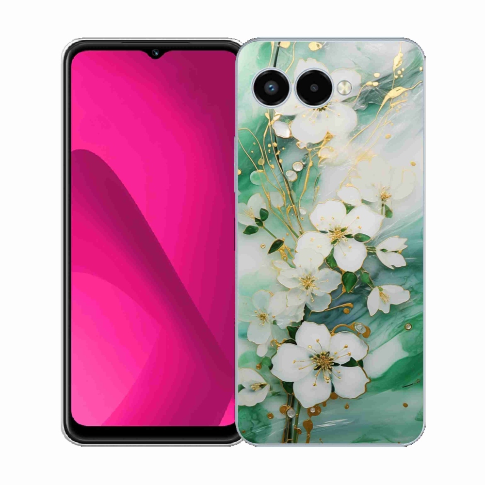 Gélový kryt mmCase na T phone 3 - nežné kvety