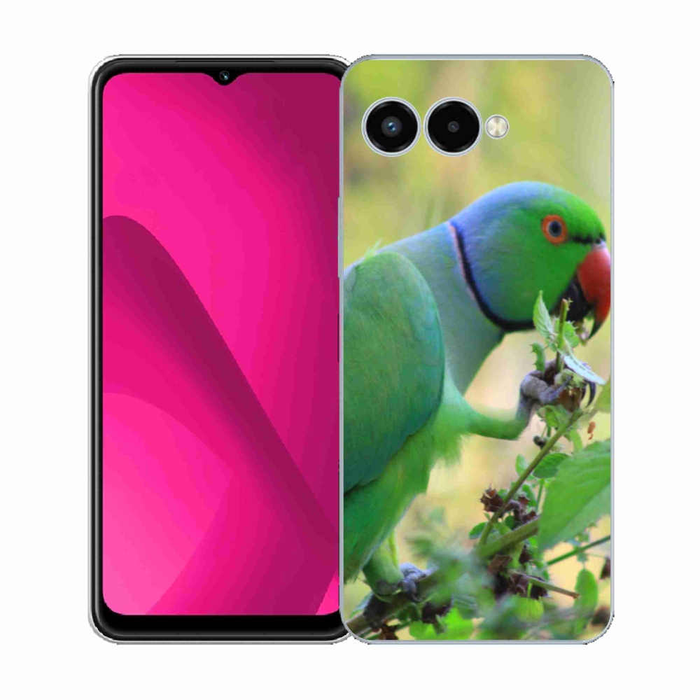 Gélový kryt mmCase na T phone 3 - papagáj Alexandr
