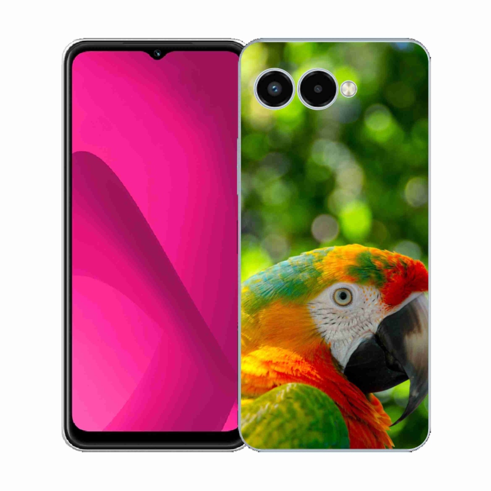 Gélový kryt mmCase na T phone 3 - papagáj ara 3