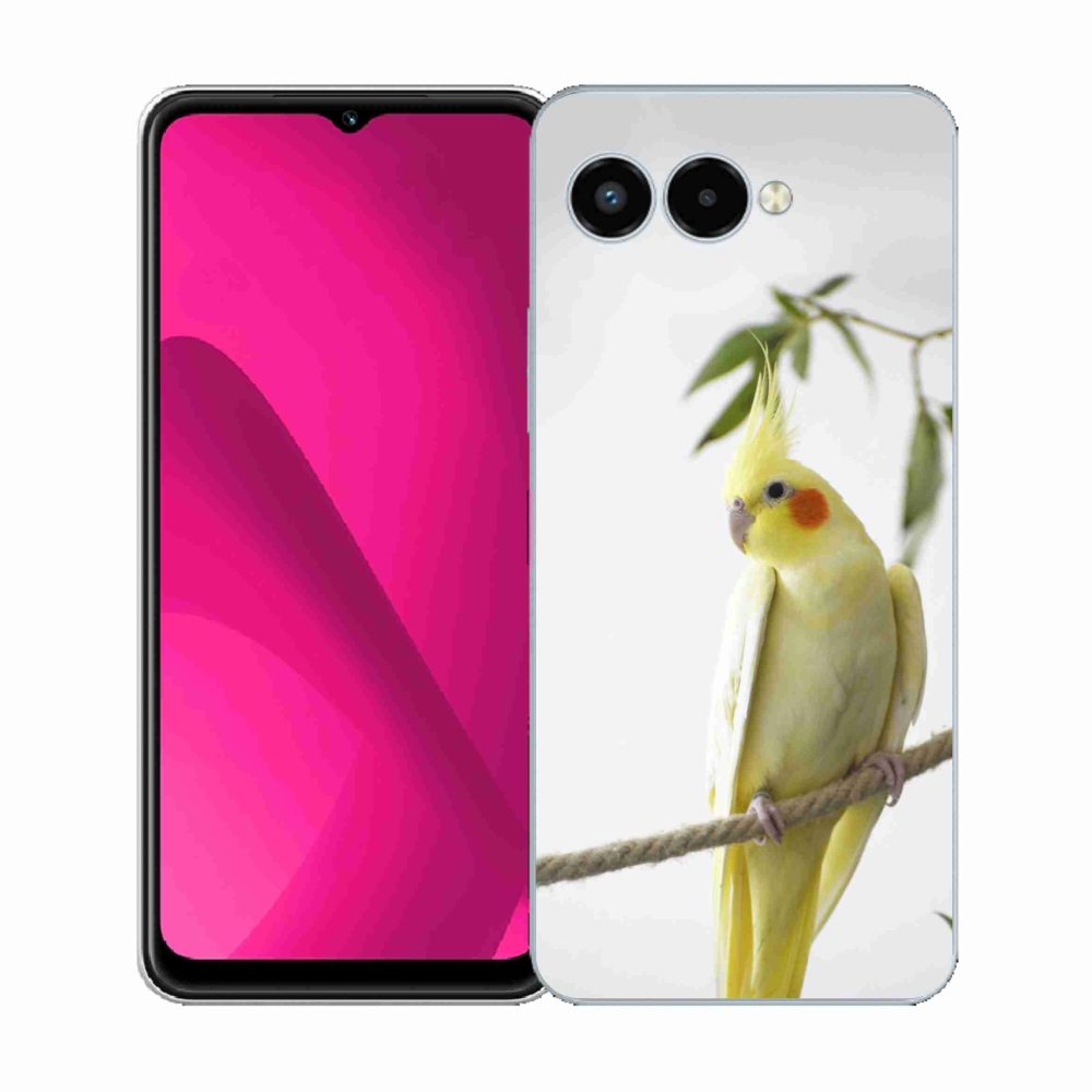 Gélový kryt mmCase na T phone 3 - papagáj korela chocholatá