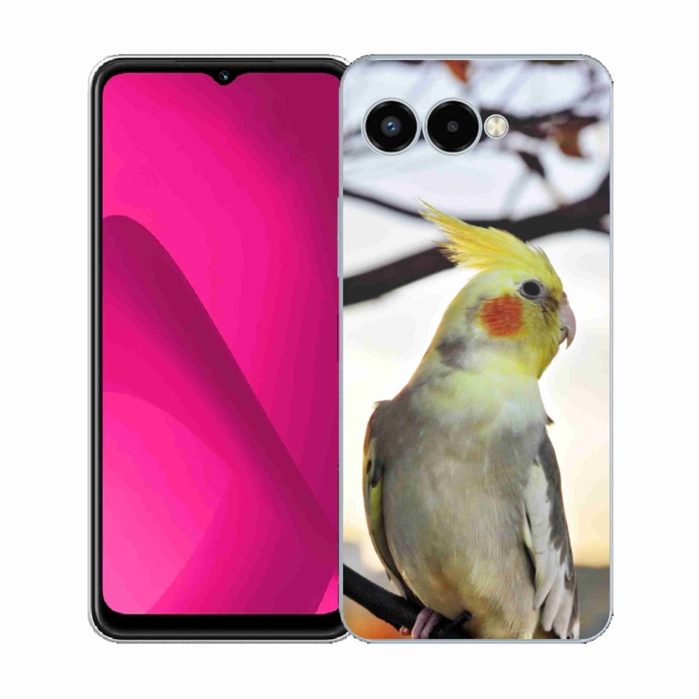 Gélový kryt mmCase na T phone 3 - papagáj korela