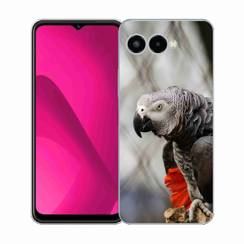 Gélový kryt mmCase na T phone 3 - papagáj žako 3