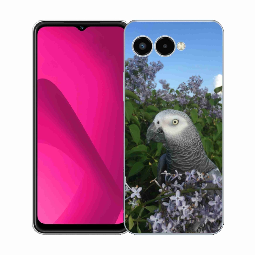 Gélový kryt mmCase na T phone 3 - papagáj žako
