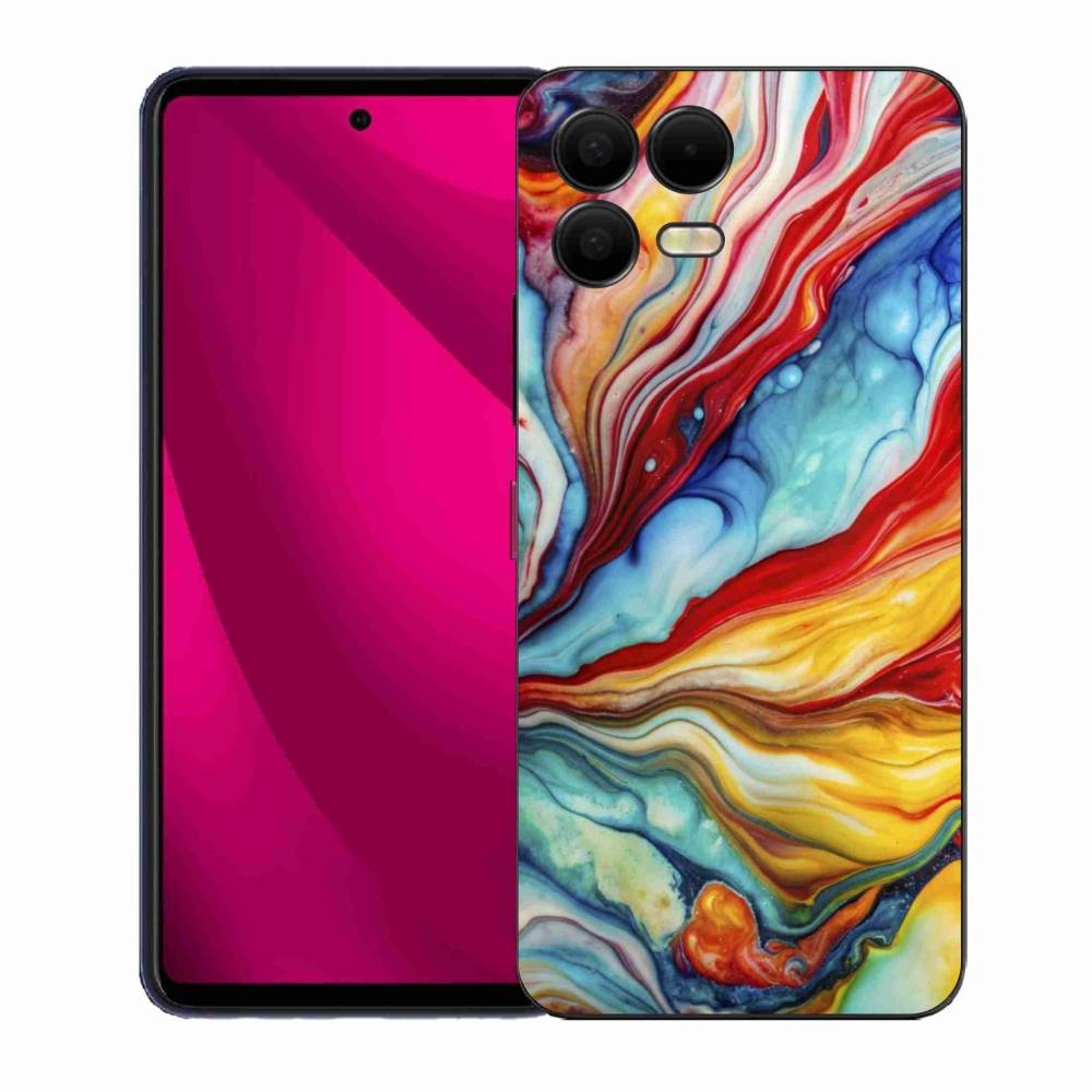 Gélový kryt mmCase na T phone 3 Pro - abstraktný motív 58