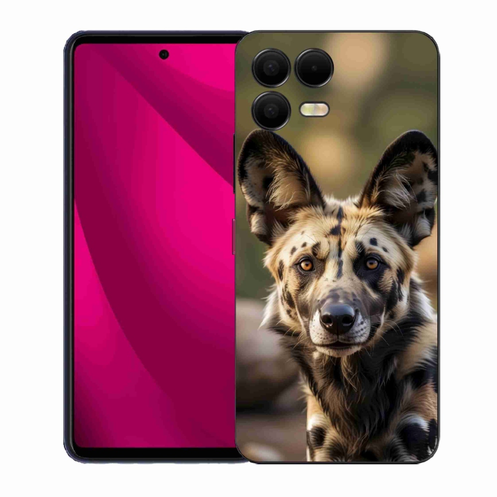 Gélový kryt mmCase na T phone 3 Pro - africký divoký pes