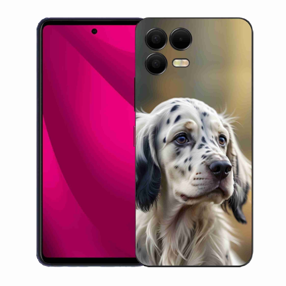 Gélový kryt mmCase na T phone 3 Pro - anglický seter