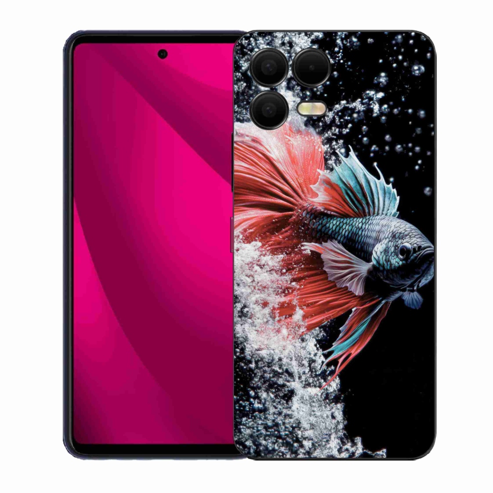 Gélový kryt mmCase na T phone 3 Pro - bojovníčka pestrá