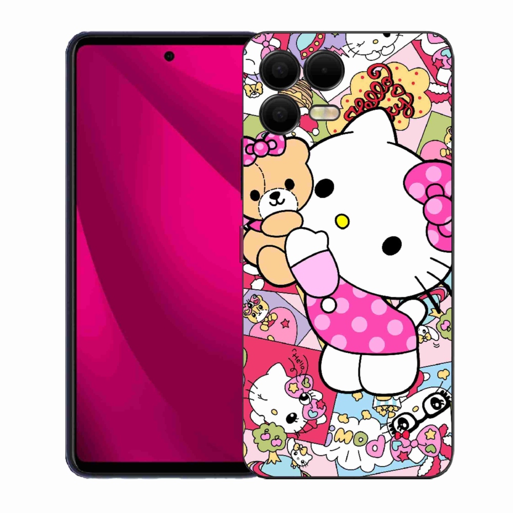Gélový kryt mmCase na T phone 3 Pro - cute kitty