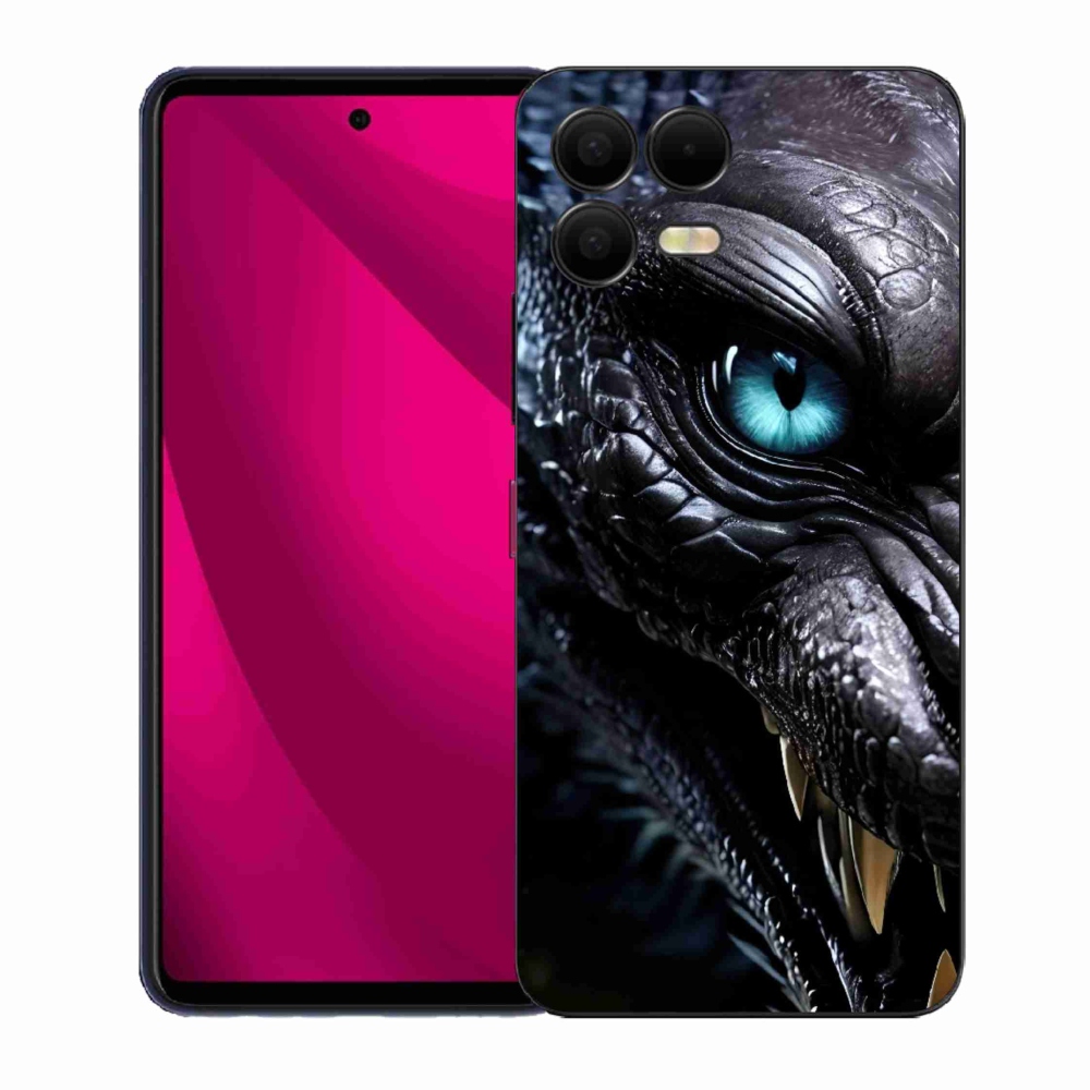 Gélový kryt mmCase na T phone 3 Pro - dračí pohľad