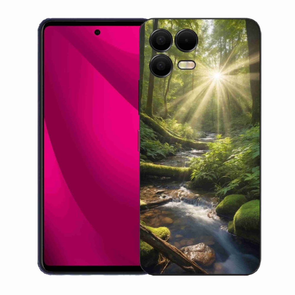 Gélový kryt mmCase na T phone 3 Pro - hlbina lesa