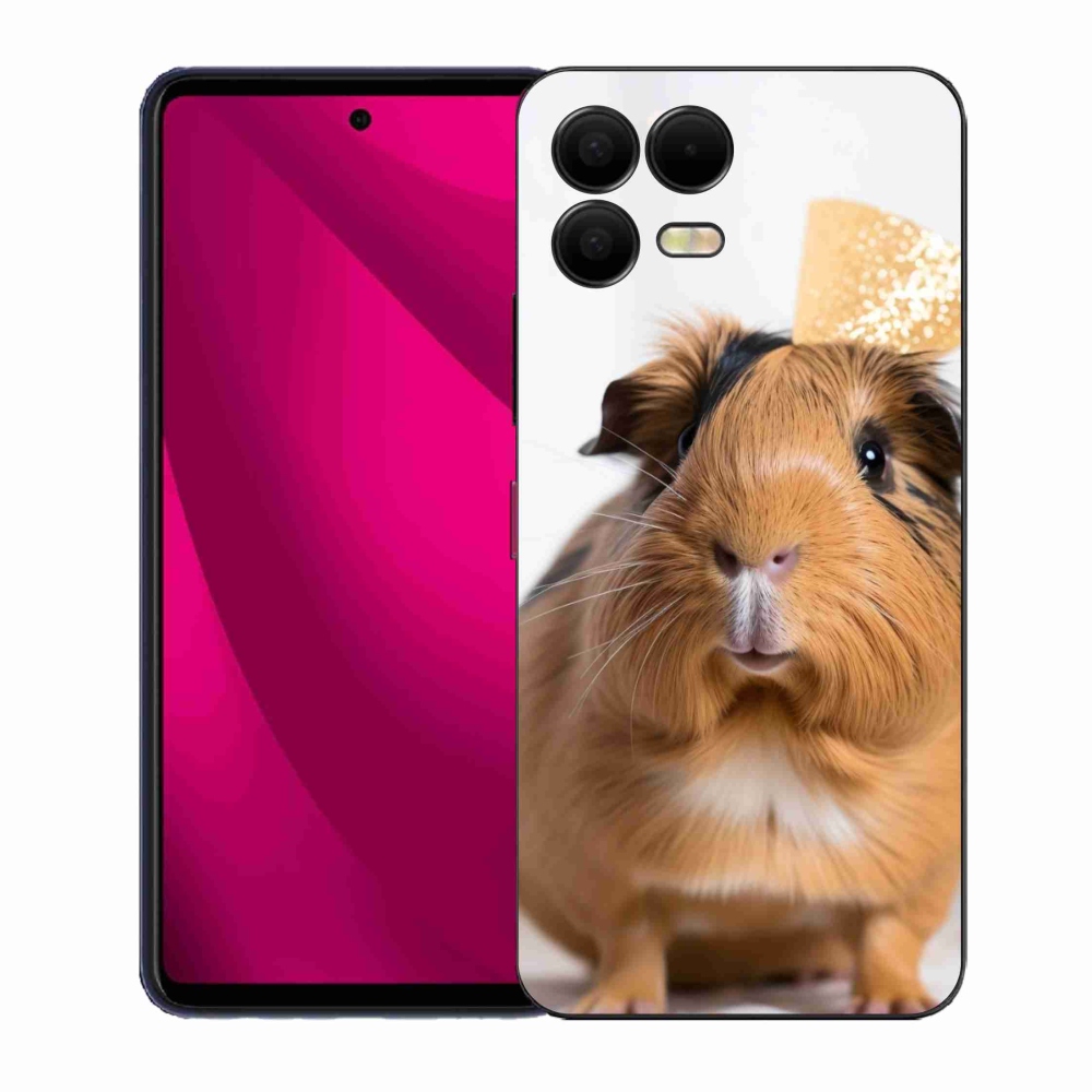 Gélový kryt mmCase na T phone 3 Pro - hnedé morča