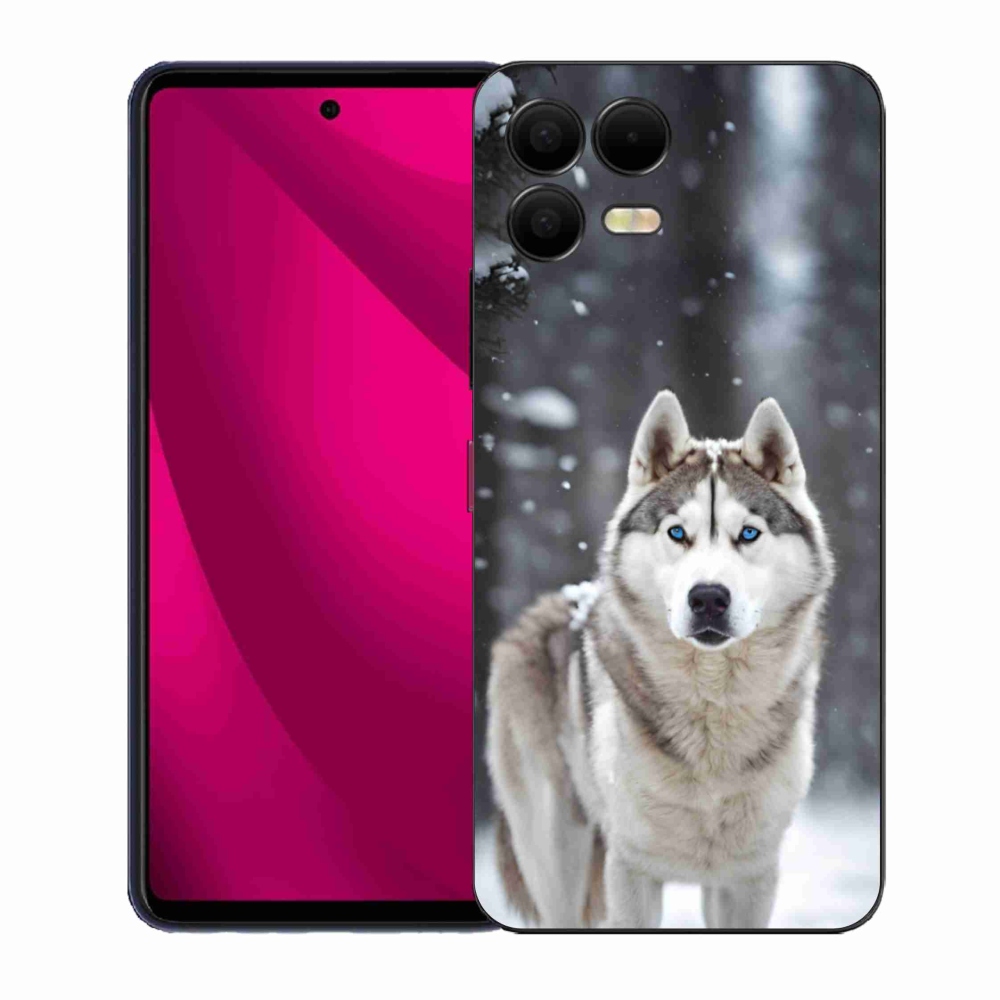Gélový kryt mmCase na T phone 3 Pro - husky 2