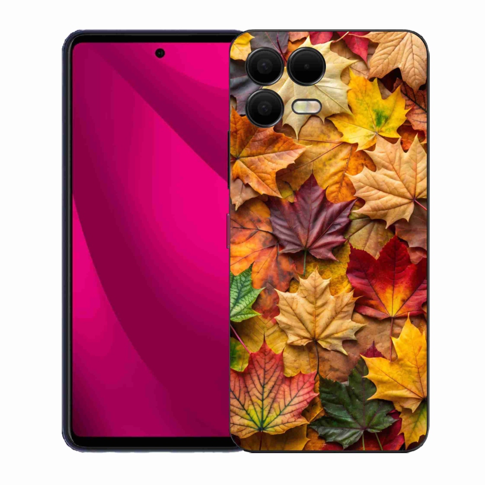 Gélový kryt mmCase na T phone 3 Pro - javorové listy 2
