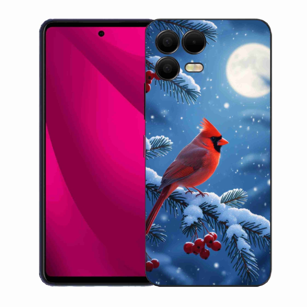 Gélový kryt mmCase na T phone 3 Pro - kardinál červený