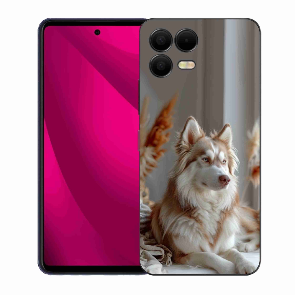 Gélový kryt mmCase na T phone 3 Pro - pokojný sibírsky husky