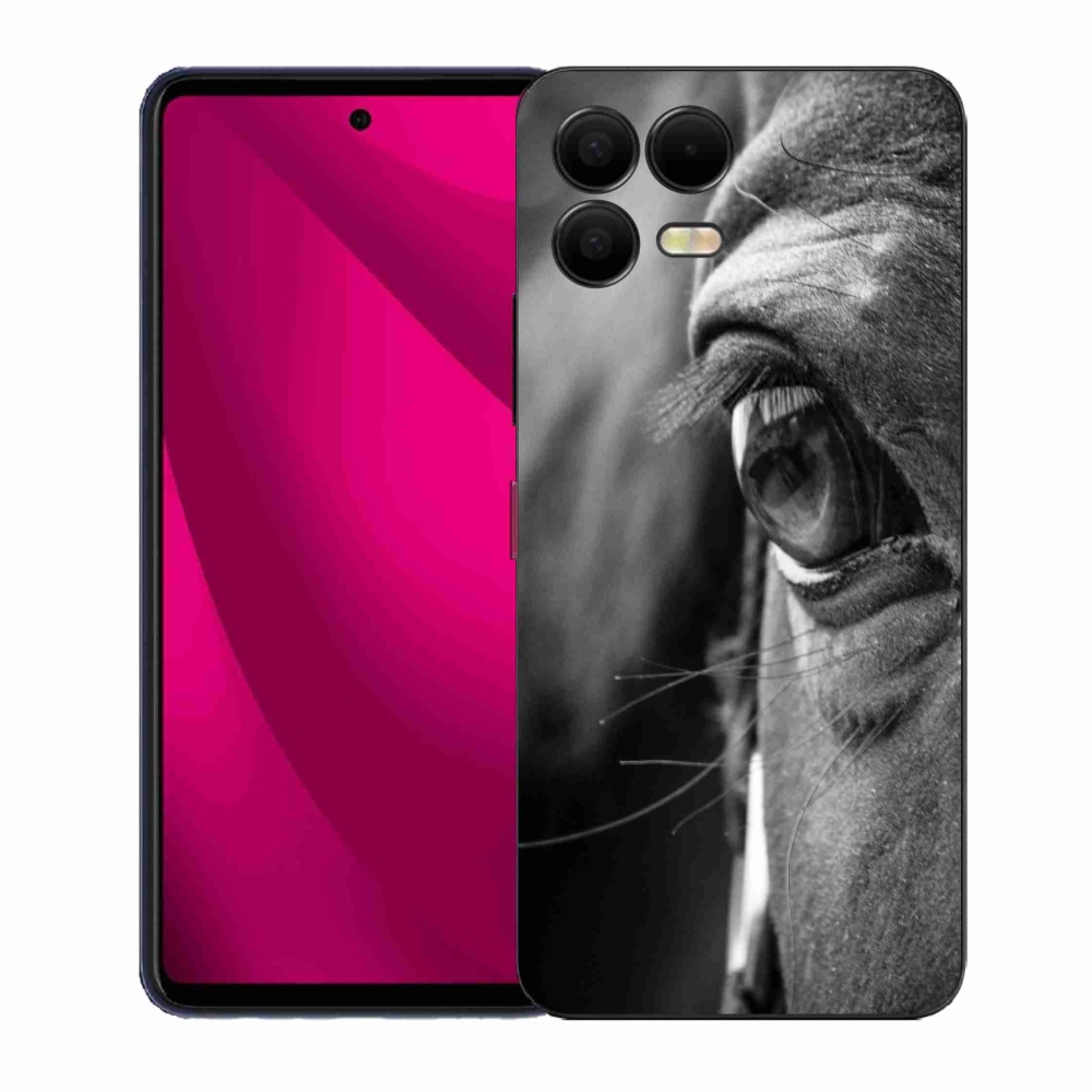 Gélový kryt mmCase na T phone 3 Pro - konský pohľad