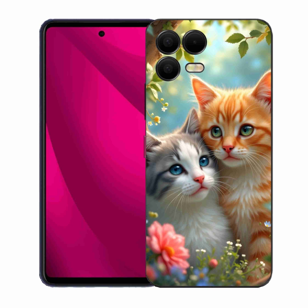 Gélový kryt mmCase na T phone 3 Pro - mačacia láska 2