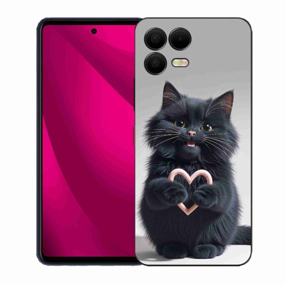 Gélový kryt mmCase na T phone 3 Pro - mačacia láska 3