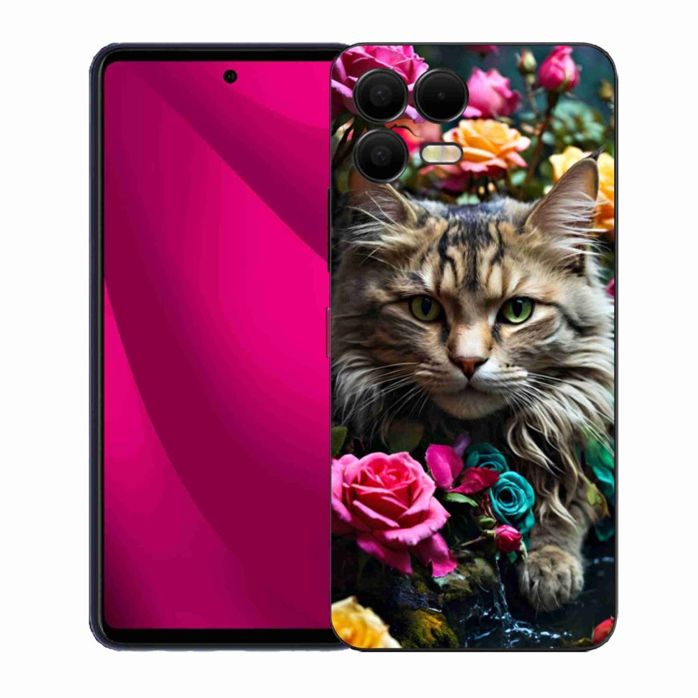 Gélový kryt mmCase na T phone 3 Pro - mačacie pohľad 2