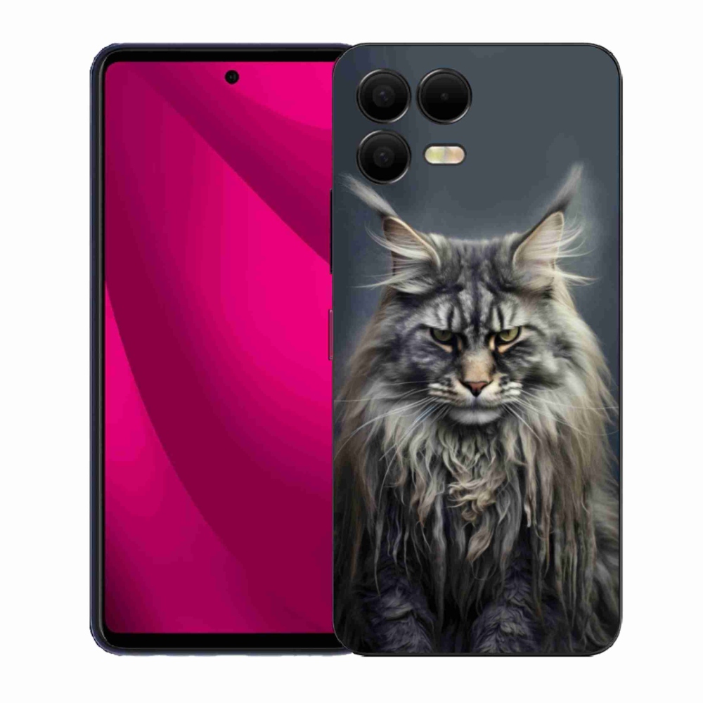 Gélový kryt mmCase na T phone 3 Pro - mačacie pohľad 4