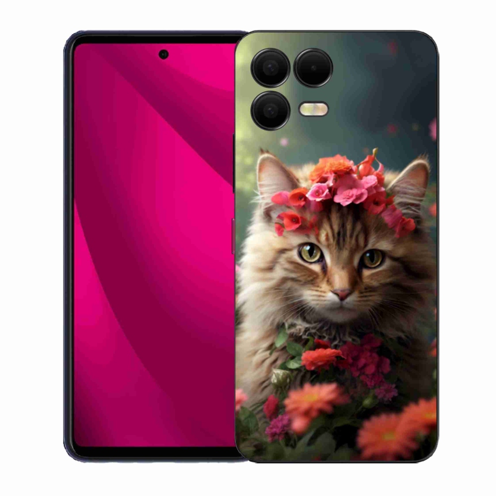Gélový kryt mmCase na T phone 3 Pro - mačacia princezná