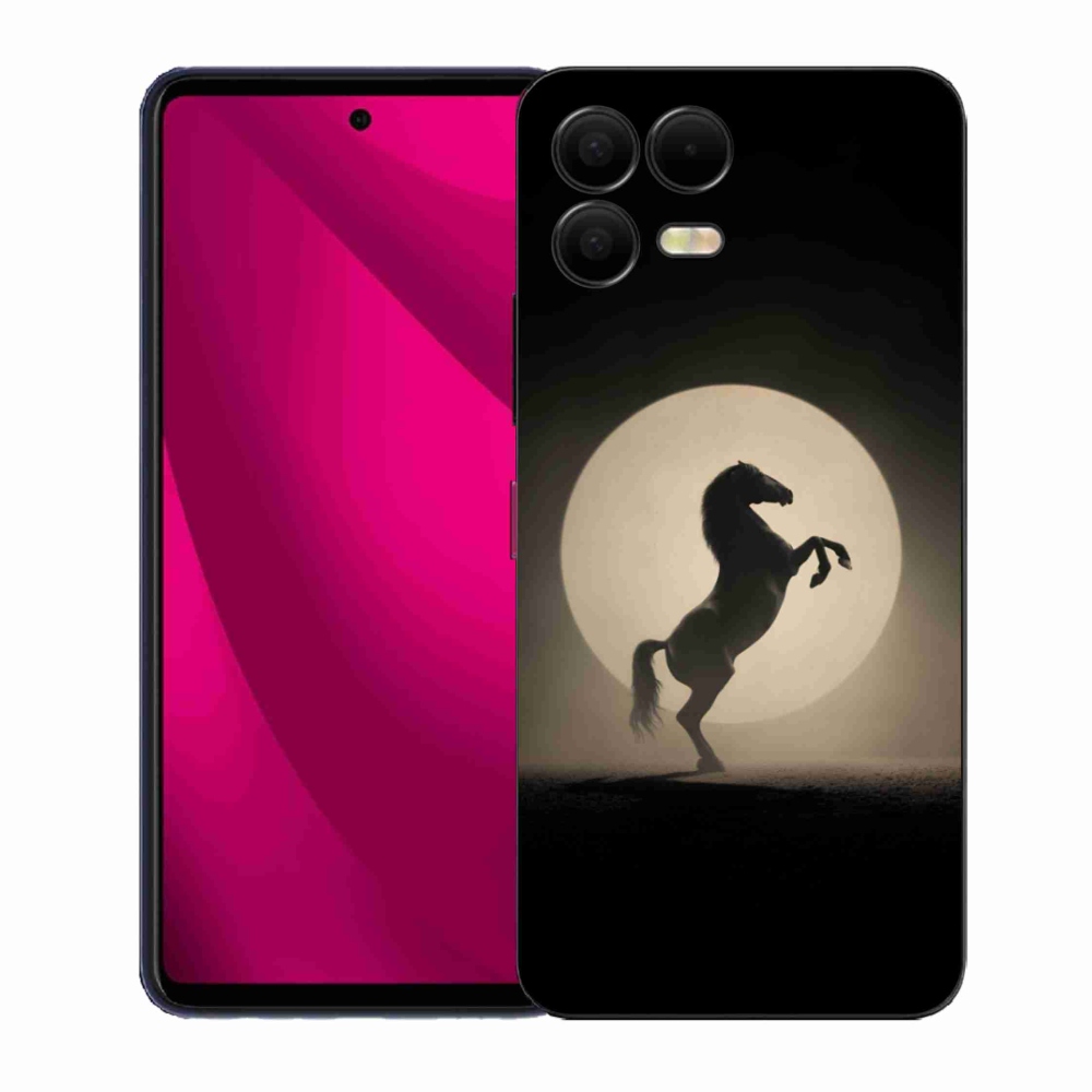 Gélový kryt mmCase na T phone 3 Pro - kôň v siluete
