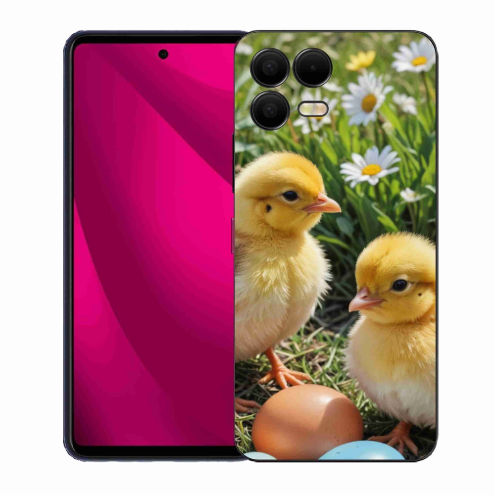 Gélový kryt mmCase na T phone 3 Pro - kuriatka