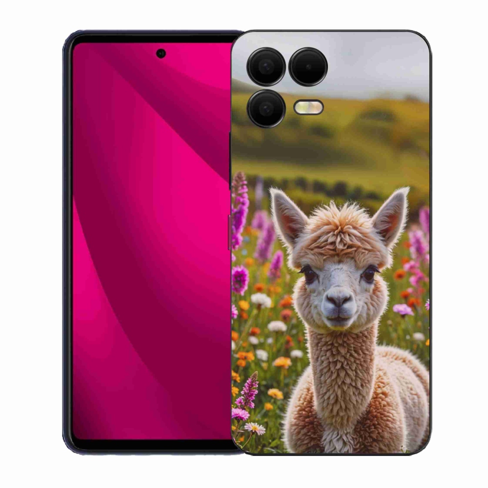 Gélový kryt mmCase na T phone 3 Pro - lama na lúke
