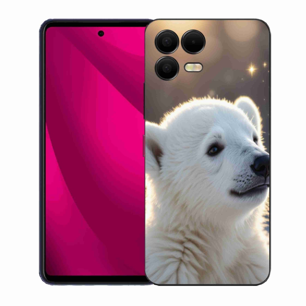 Gélový kryt mmCase na T phone 3 Pro - ľadový medveď