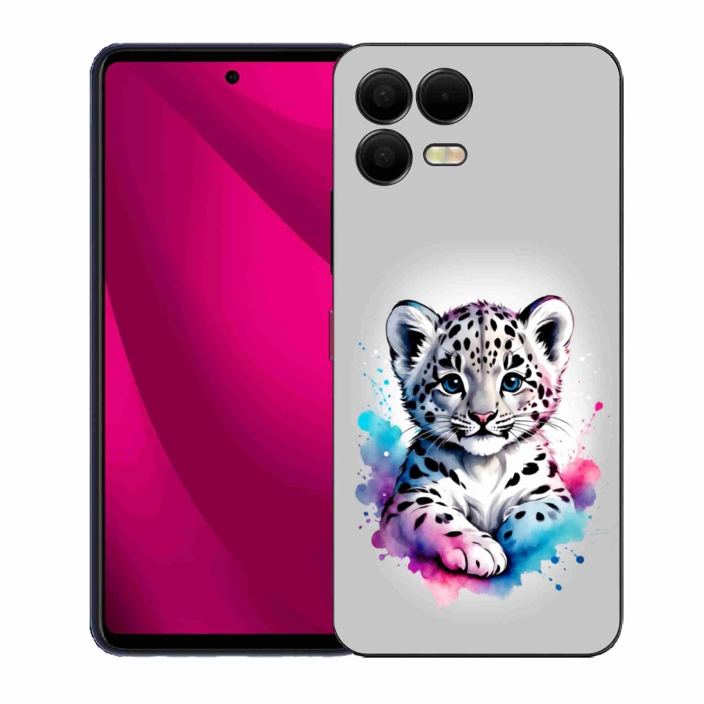 Gélový kryt mmCase na T phone 3 Pro - leopardej mláďa