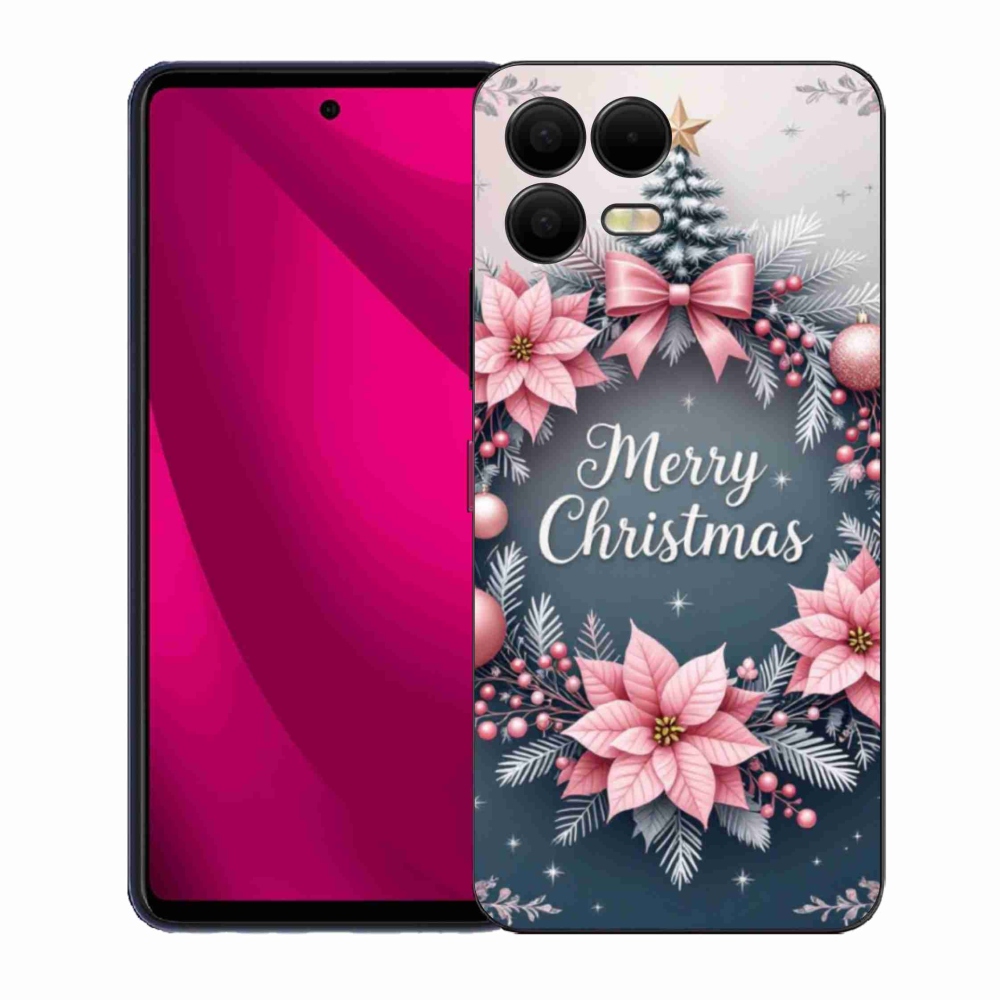 Gélový kryt mmCase na T phone 3 Pro - merry christmas