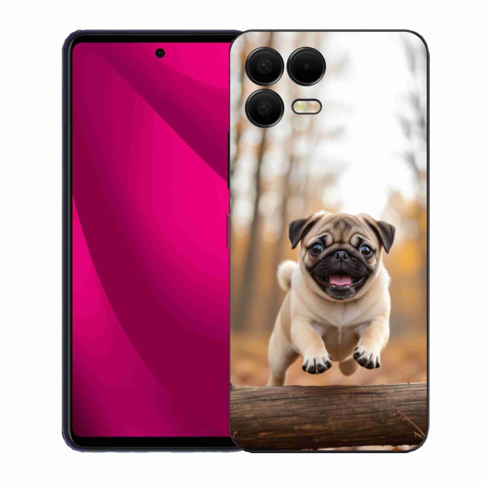 Gélový kryt mmCase na T phone 3 Pro - mops 2