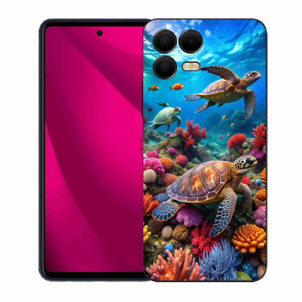 Gélový kryt mmCase na T phone 3 Pro - morský svet 2