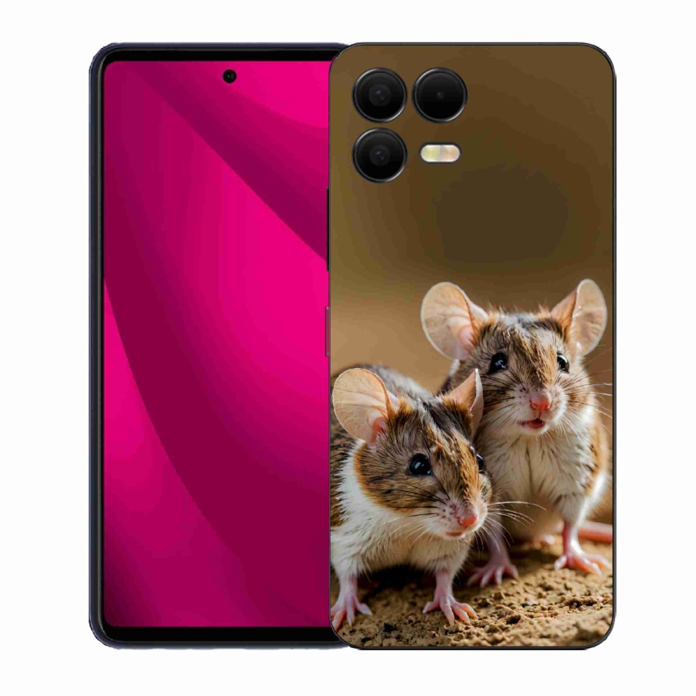 Gélový kryt mmCase na T phone 3 Pro - myší duo