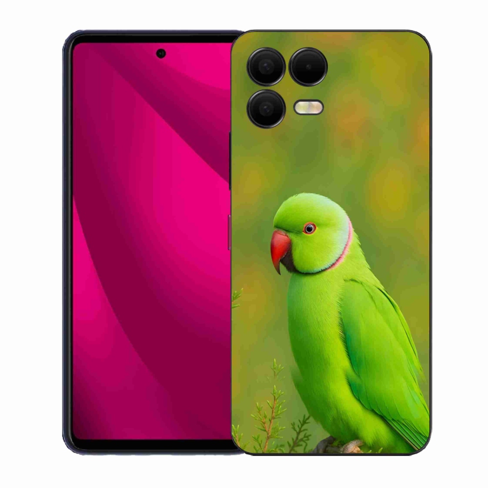 Gélový kryt mmCase na T phone 3 Pro - papagáj alexander 2