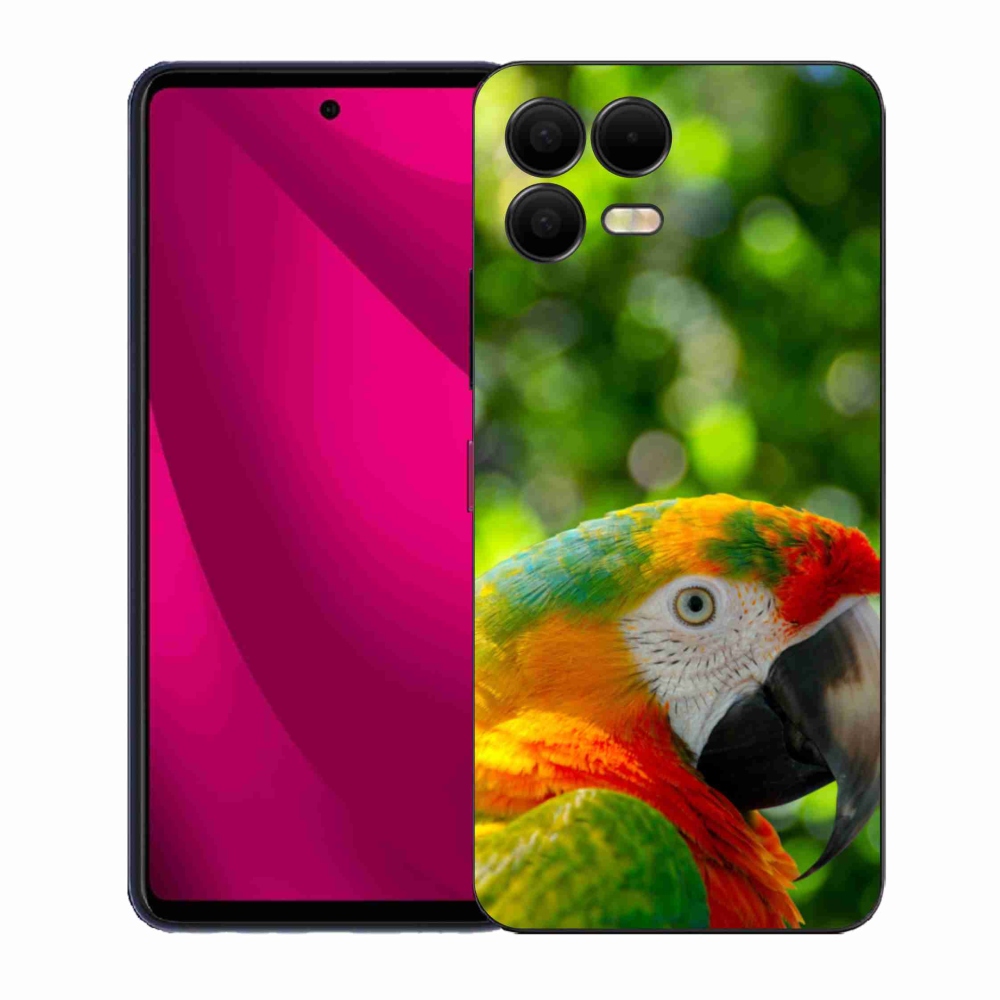 Gélový kryt mmCase na T phone 3 Pro - papagáj ara 3