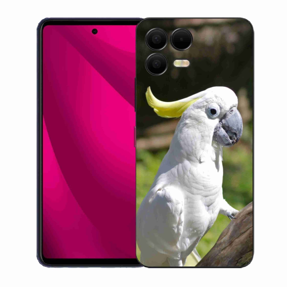 Gélový kryt mmCase na T phone 3 Pro - papagáj kakadu 2